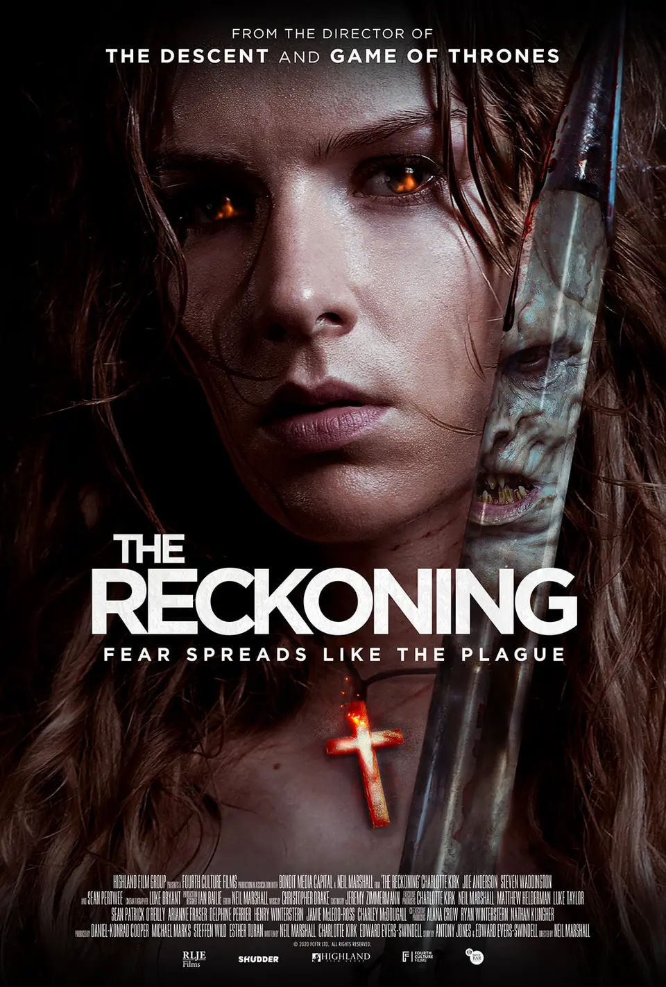 Poster for The Reckoning, directed by Neil Marshall, AFIN 2020