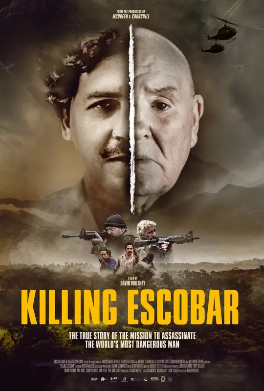 Poster for Killing Escobar, directed by David Whitney, AFIN 2021