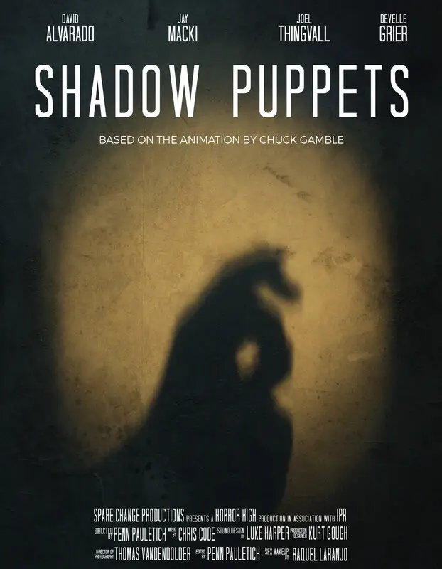 Poster for SHADOW PUPPETS, directed by Penn Pauletich, AFIN 2023