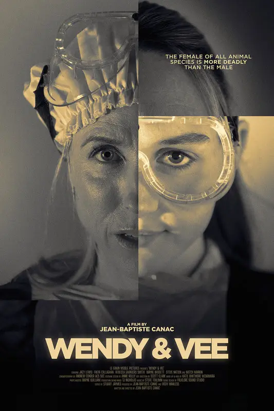 Poster for WENDY AND VEE, directed by Jean-Baptiste Canac, AFIN 2023