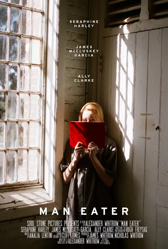 Poster for MAN EATER, directed by Alexander Whitrow, AFIN 2025