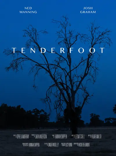 Poster for TENDERFOOT, directed by Ophelia Murrayk, AFIN 2025
