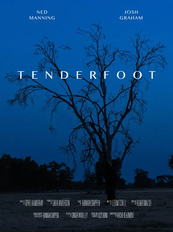 Poster for TENDERFOOT, directed by Ophelia Murrayk, AFIN 2025