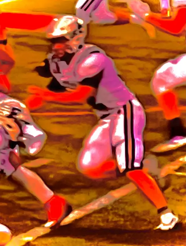 Poster for THE RED ZONE, written by Terry Luke Podnar, AFIN 2025