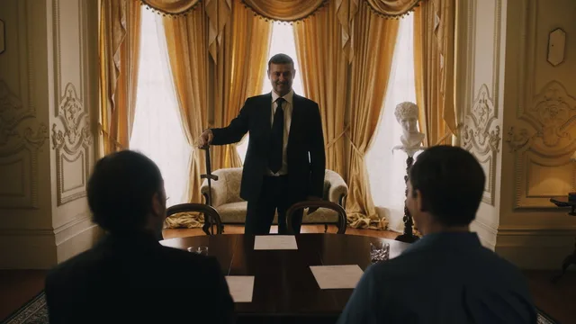 Still from THE MEDIATOR, AFIN 2025.